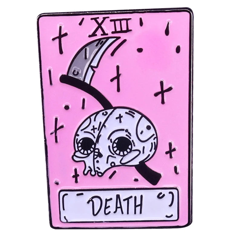 Tarot Card Enamel Pins