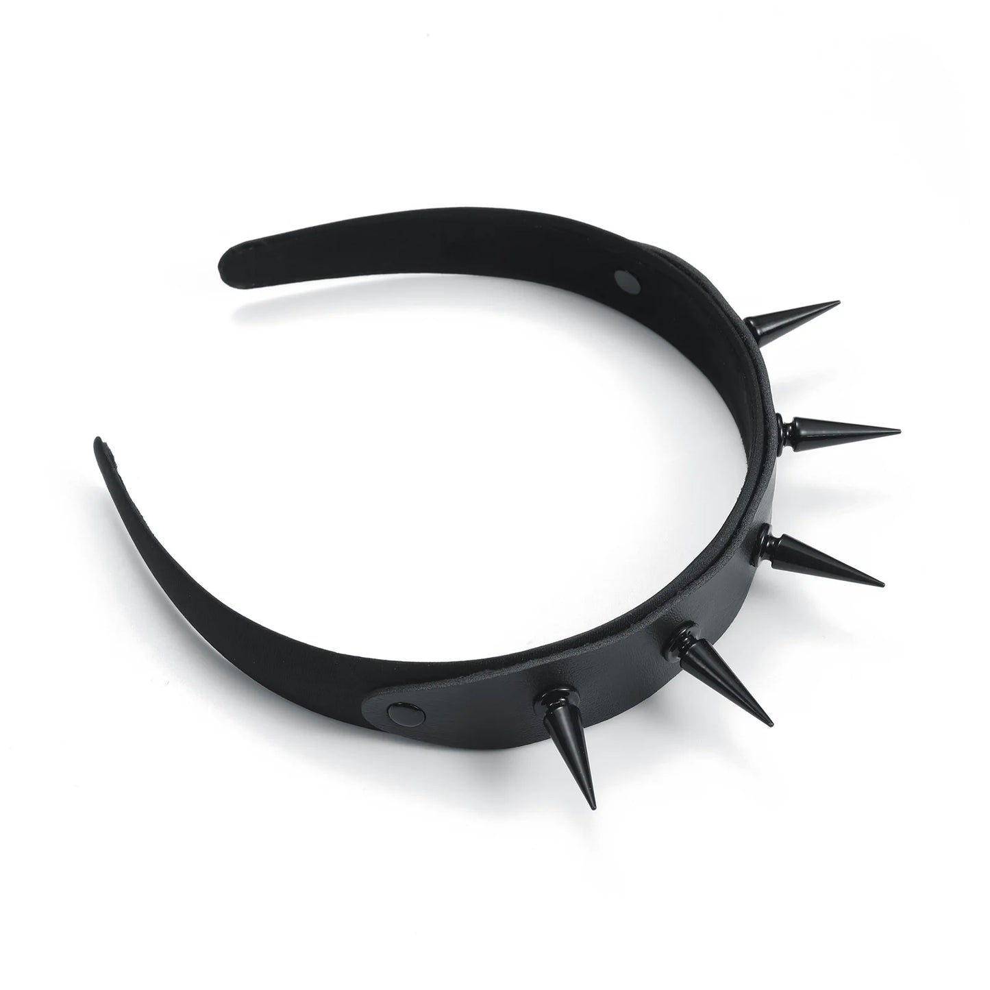 Black Spiked Head Band