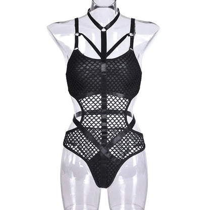 Mesh Fishnet Bodysuit