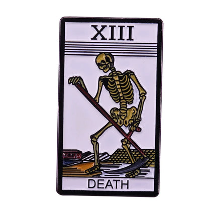 Tarot Card Enamel Pins