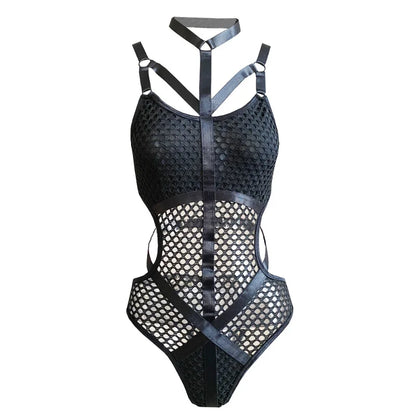 Mesh Fishnet Bodysuit