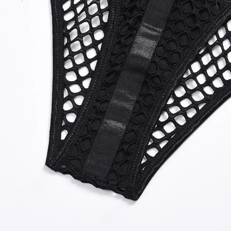 Mesh Fishnet Bodysuit