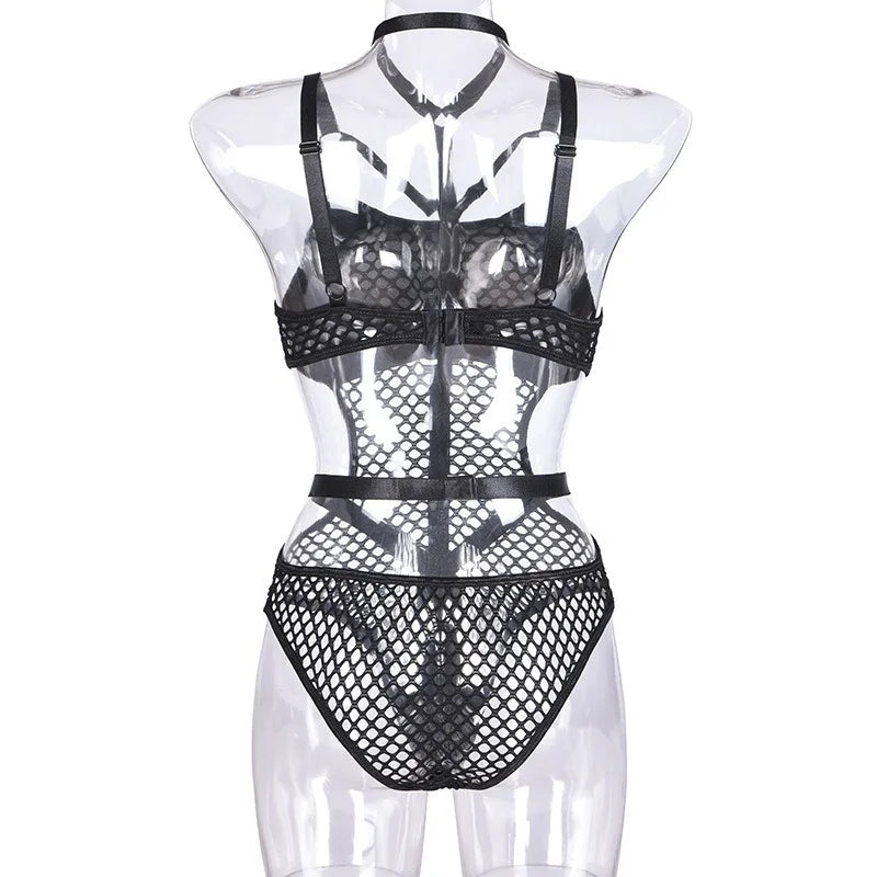 Mesh Fishnet Bodysuit