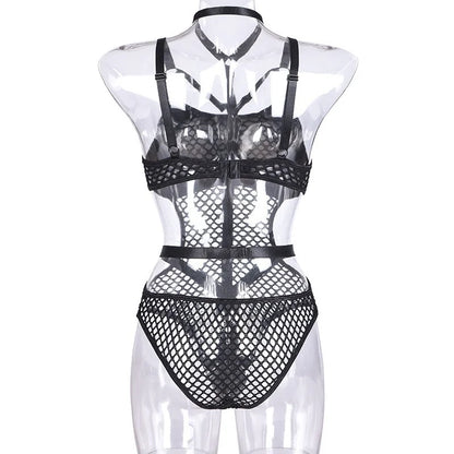 Mesh Fishnet Bodysuit