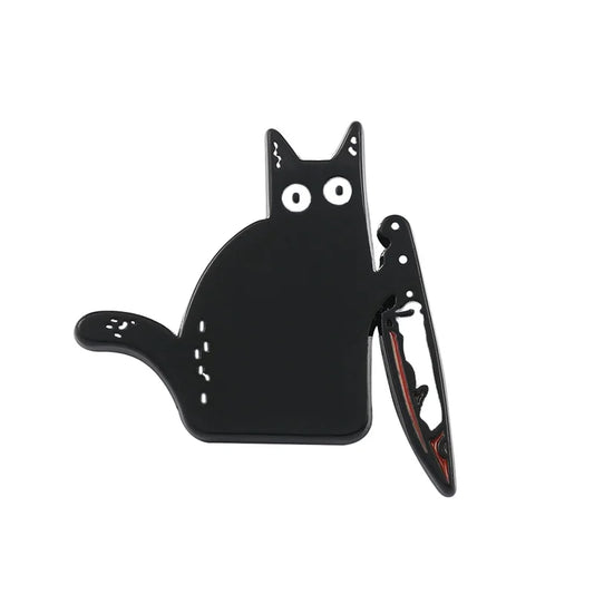 Killer Kitty Enamel Pin