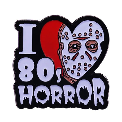 Cult Classic Horror Movie Enamel Pins