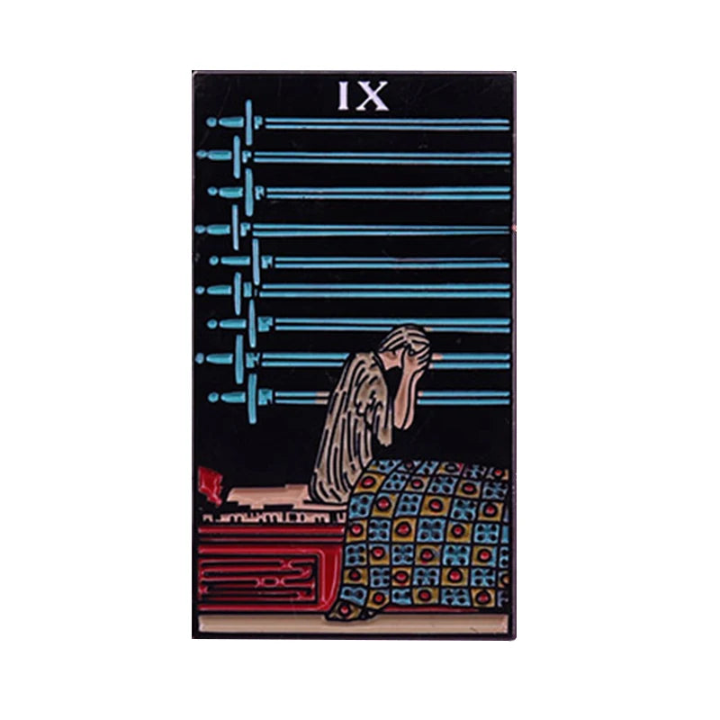 Tarot Card Enamel Pins