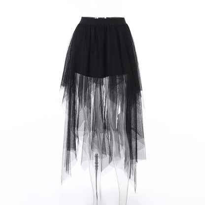 Gothic Mesh Skirt