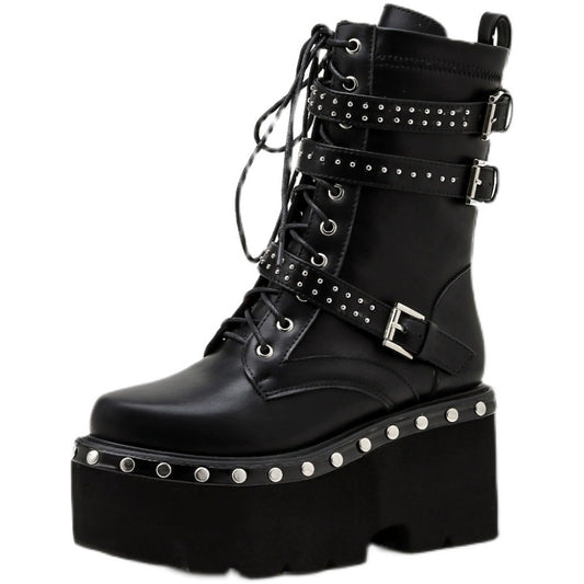 Hell Walkers Rivet Combat Boots