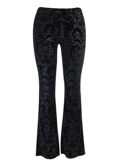 Dark Occult Velvet High Waist Pants