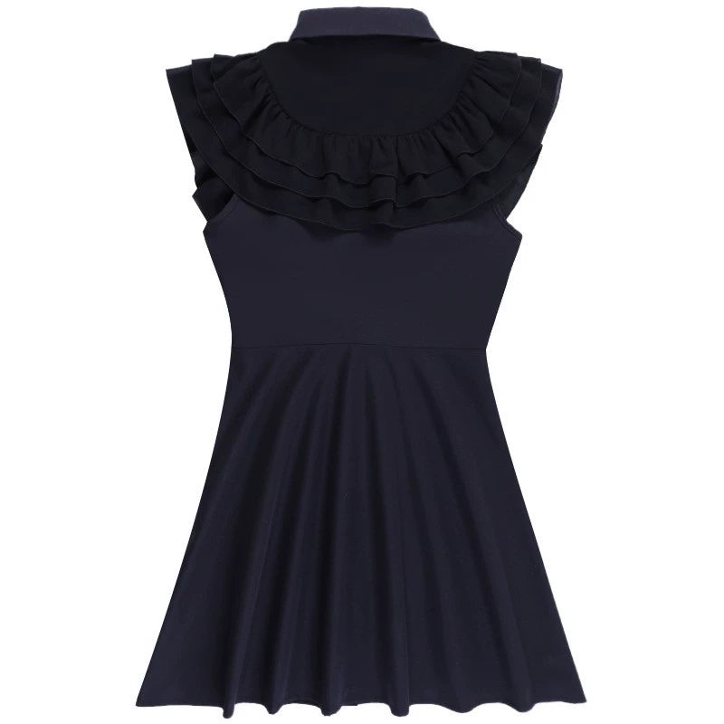 Gothic Frill Layered Top Dress