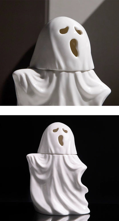 Ghost Shaped Mug with Lid