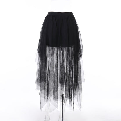 Gothic Mesh Skirt