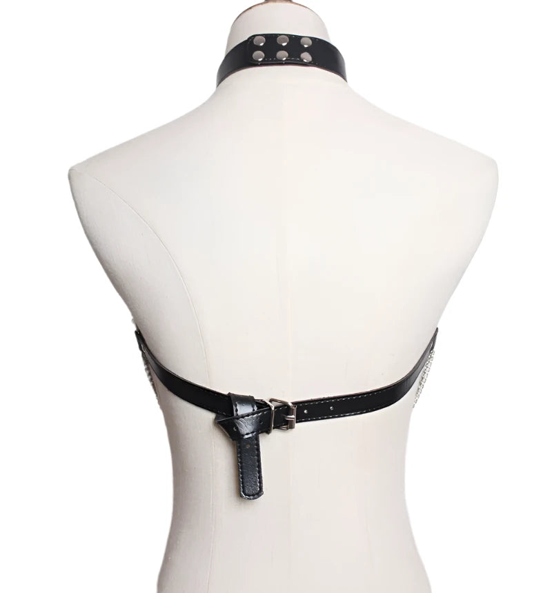 Metal Chain Chest Harness