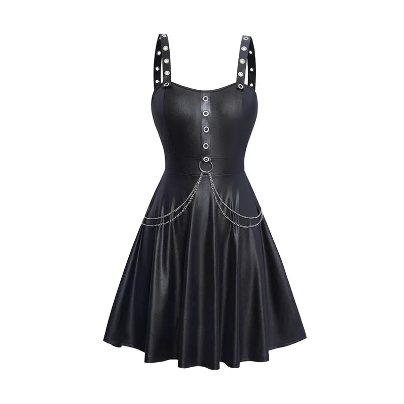 Alternative Chain Decor Dress