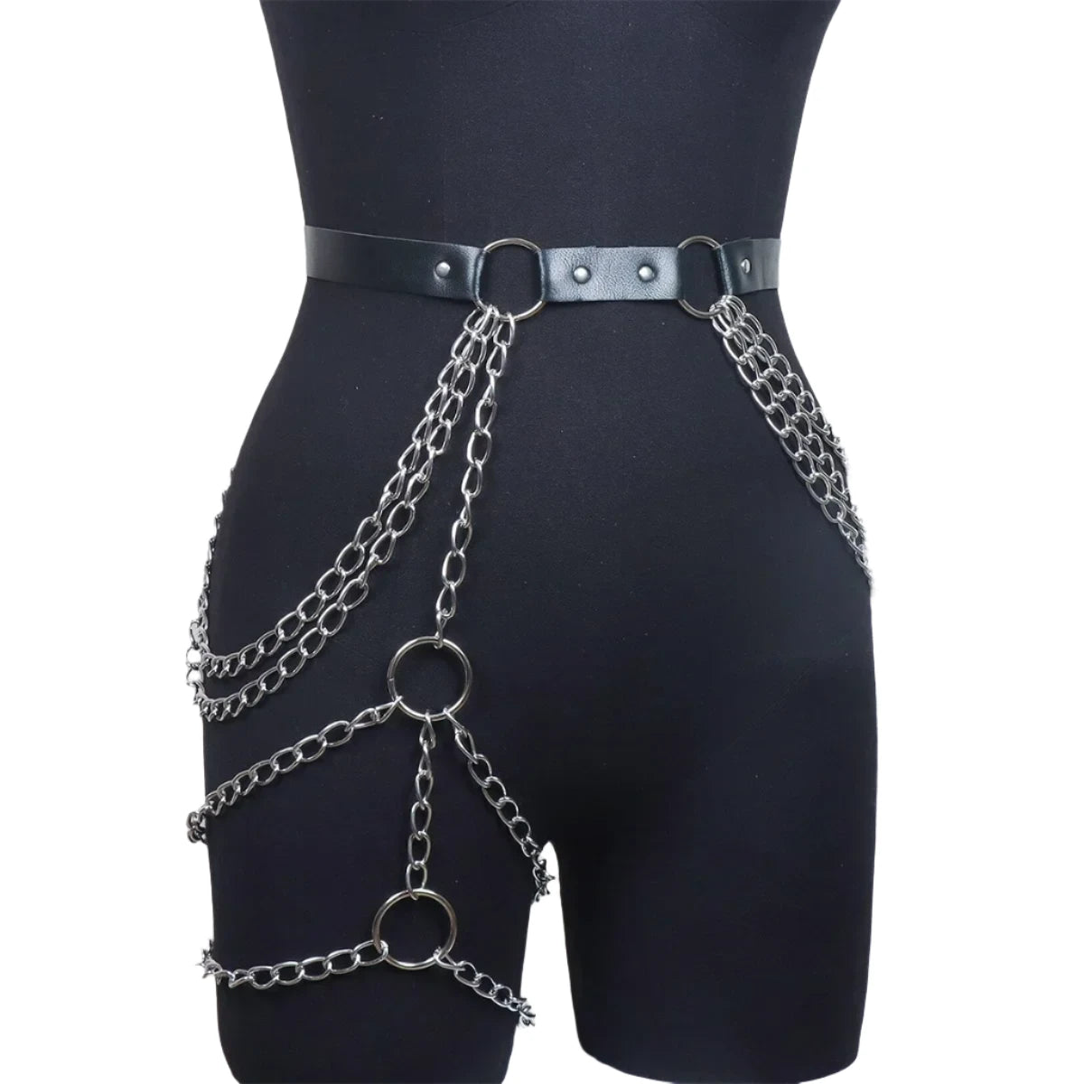 Punk Leg Chain Belt