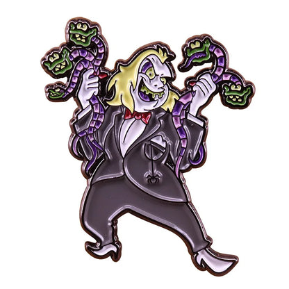 Beetlejuice Enamel Pins