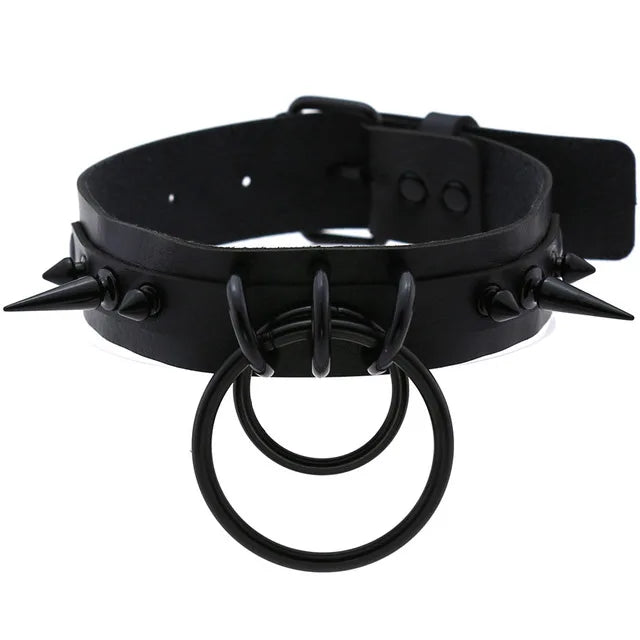 Black Punk Choker Necklace