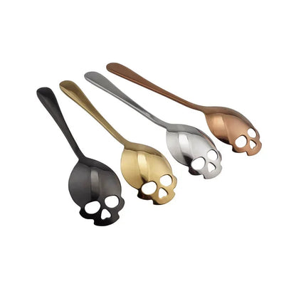 Stainless Steel Skull Spoons