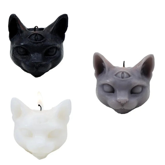 Three Eye Cat Scented Gothic Candles