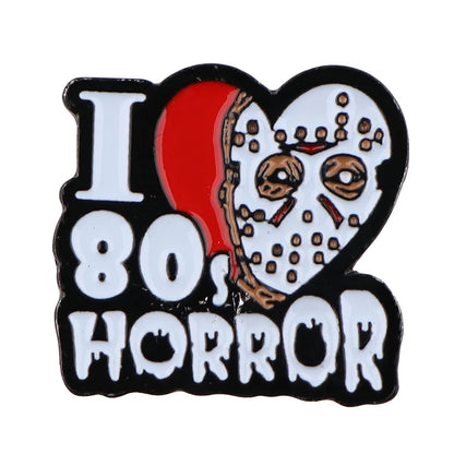 Horror Movie Enamel Pins