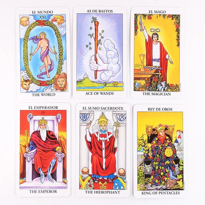 Spanish/English Rider Waite Tarot Cards