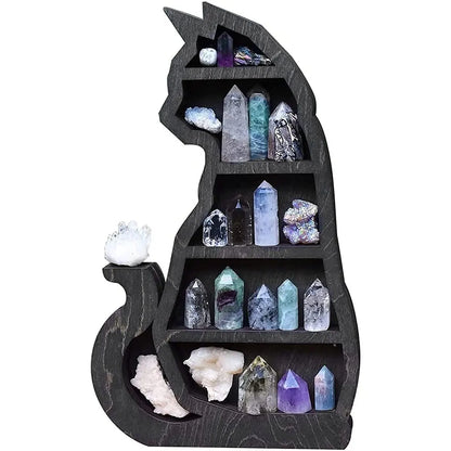 Black Cat Display Shelf