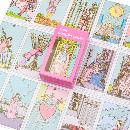 Pink Border Tarot Cards