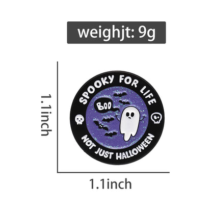 Spooky For Life Enamel Pin