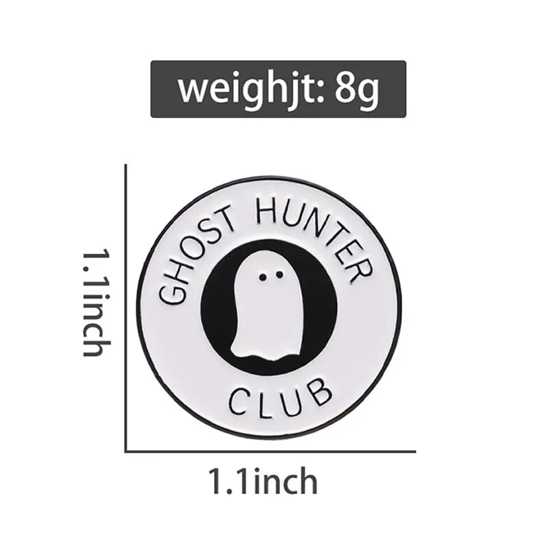 Ghost Hunter Club Enamel Pin