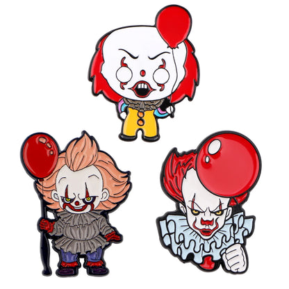 Pennywise Clown Enamel Pins