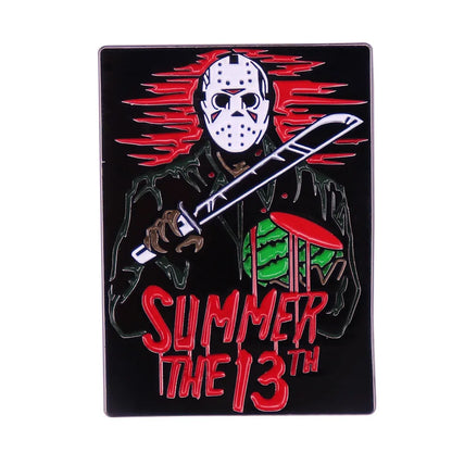 Horror Movie Enamel Pins