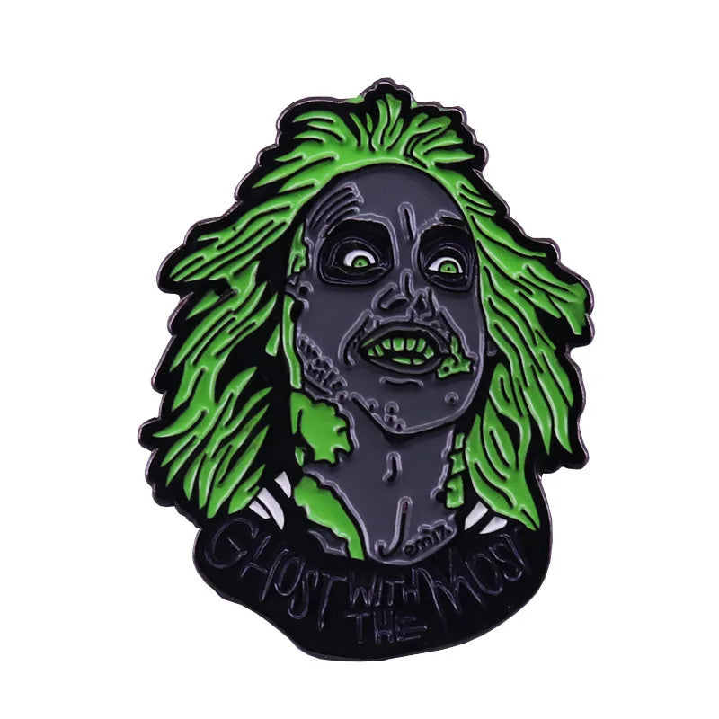 Beetlejuice Enamel Pins