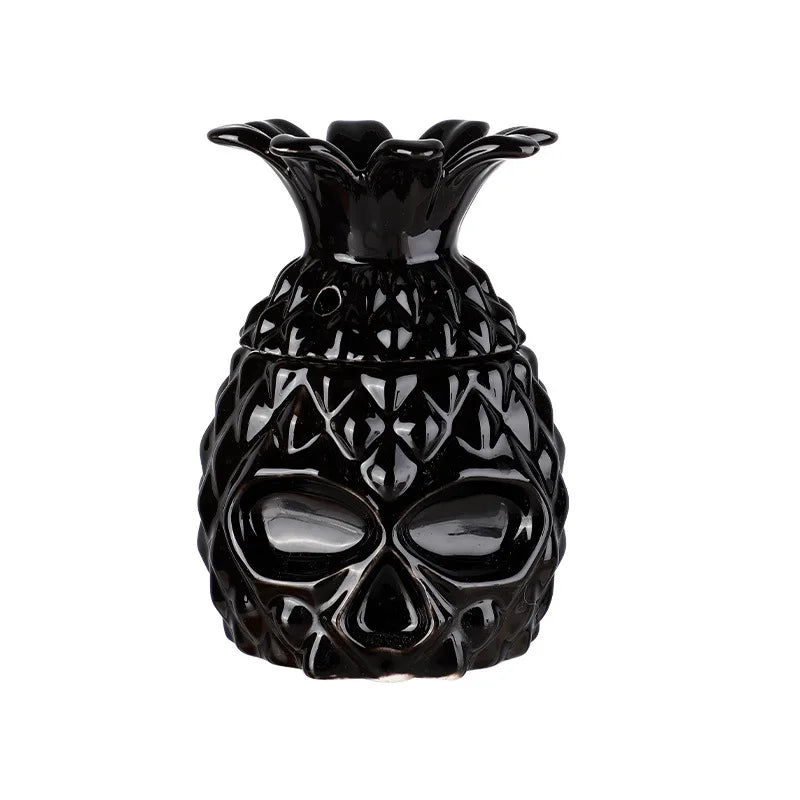 Black Skull Tiki Mug