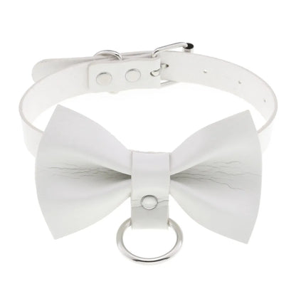 White Punk Choker Necklace