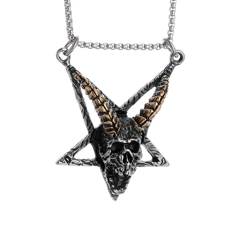 Baphomet Pentagram Necklace