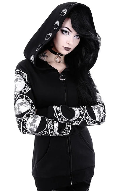 Moon Magic Zip Up Hoodie