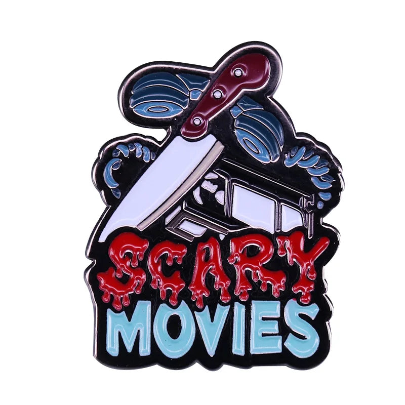 Horror Movie Enamel Pins