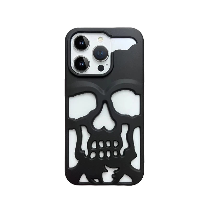 3D Hollow Skull Phone Case