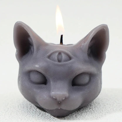 Three Eye Cat Scented Gothic Candles