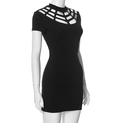 Spider Queen Gothic Mini Dress