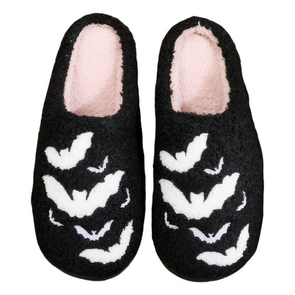 Bat Plush House Slippers