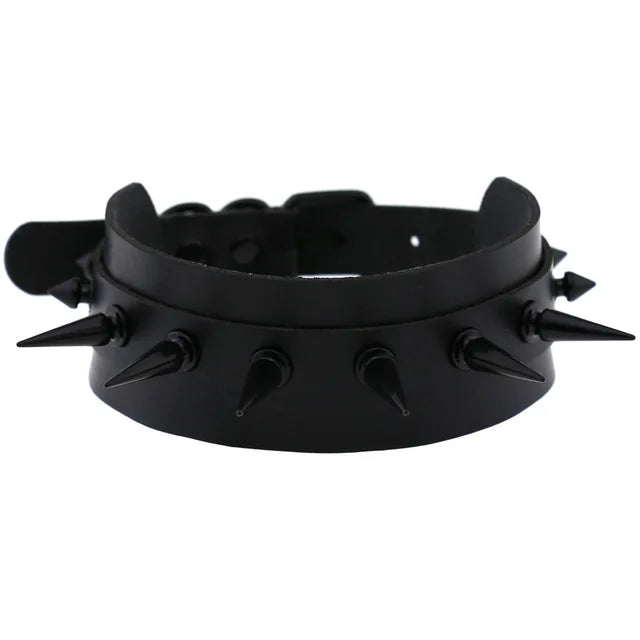 Black Punk Choker Necklace