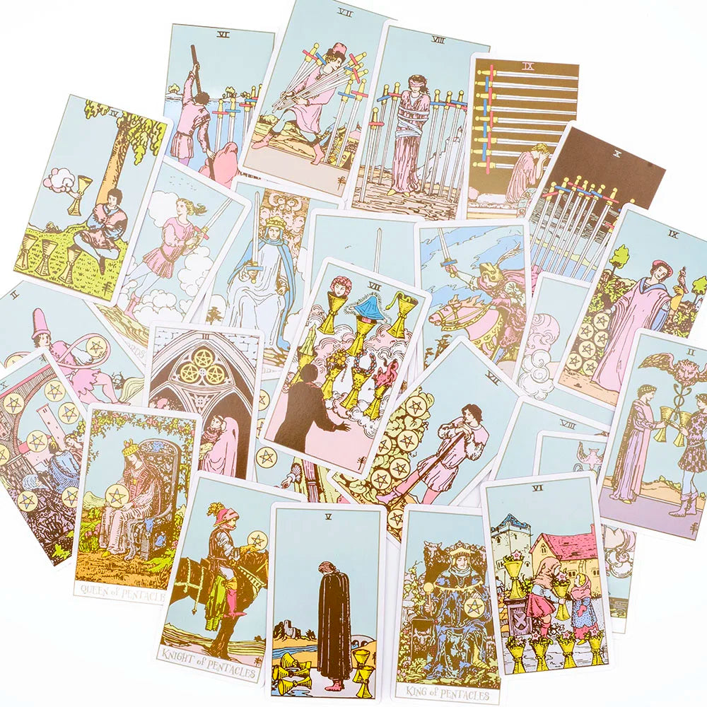 Pink Border Tarot Cards