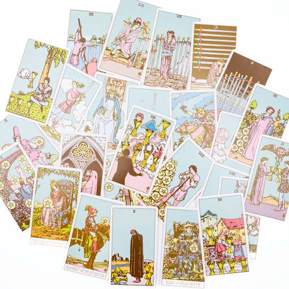 Pink Border Tarot Cards