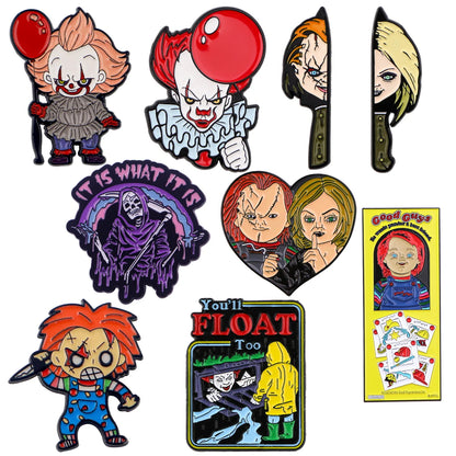 Horror Movie Enamel Pins