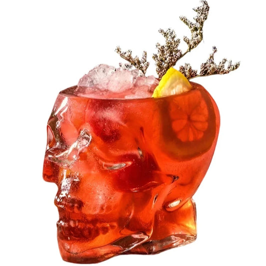 Skull Head Glass Cup