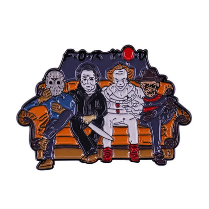 Horror Movie Enamel Pins