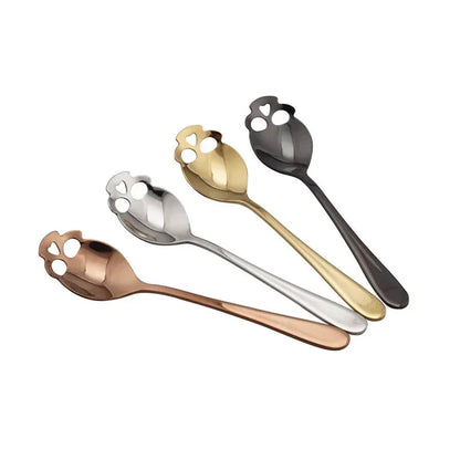 Stainless Steel Skull Spoons