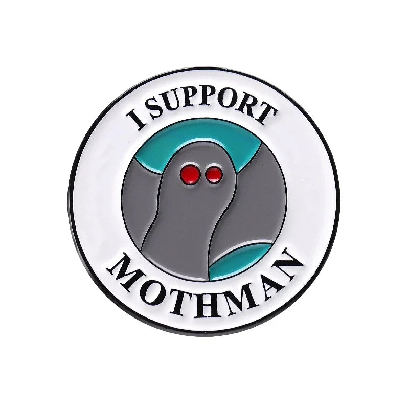 Mothman Enamel Pins